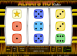 Always Hot Cubes™ Paytable