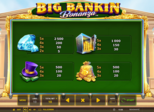 Big Bankin Bonanza Paytable