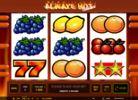 Highroller Always Hot™ deluxe Paytable