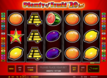 Plenty of Fruit™ 20 hot Paytable