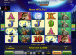 Wolf Money Xtra Choice Paytable